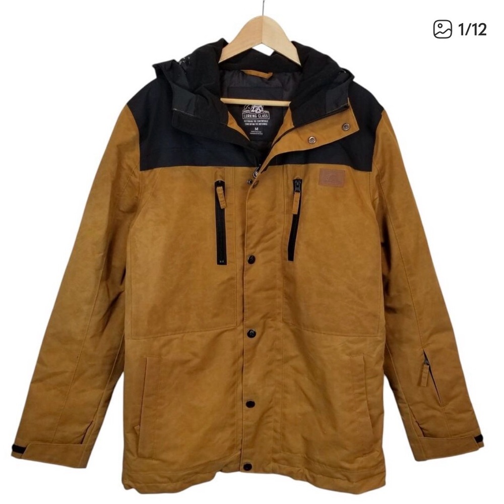 Lurking Class Lurk Wear Men's Hooded Snowboard Jacket + Pants SET (XL)